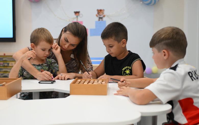 Preschoolers from early development groups have started studies in the new academic year