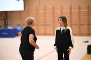 September 10, 2026. Olympic champion Alina Kabaeva and Honored Coach of Russia Vera Shtelbaums during a training session in Novogorsk