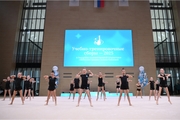 Participants of the training camp during their performance at the final concert