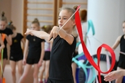 Gymnast during training at the Academy