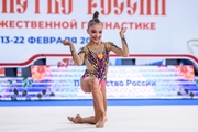 Ksenia Savinova during the exercise without object