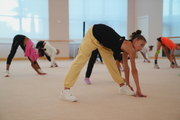 Anastasia Vlasenko at a master class from the leading teacher of Alla Dukhova's TODES dance studio Olga Pronina