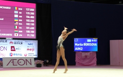 Here's how Mariia Borisova performed in the all-around at the AEON Cup World Club Championships