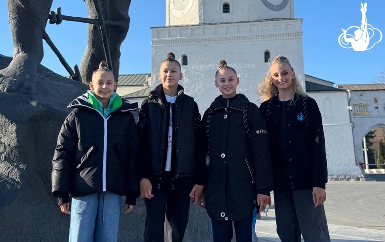 The Academy group exercise gymnasts went on a tour of Kazan’s sights