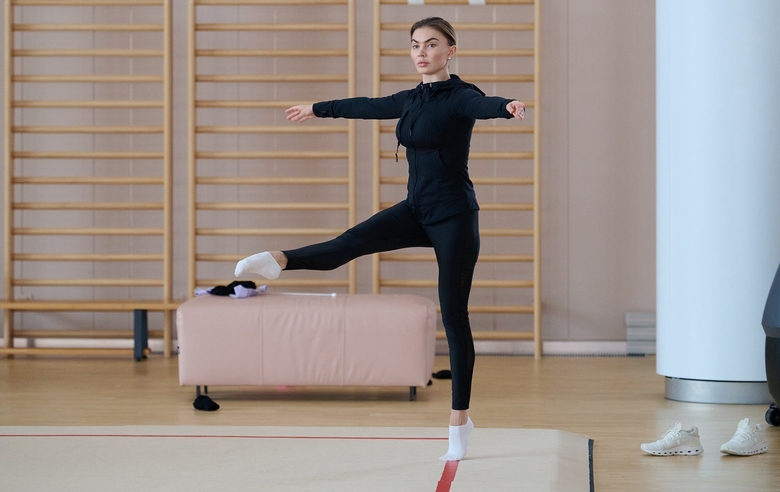 May 24, 2026. Olympic champion Alina Kabaeva during training at the Academy