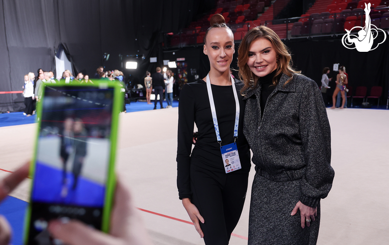 March 4, 2026. Olympic champion Alina Kabaeva at the Russian Championship in Moscow