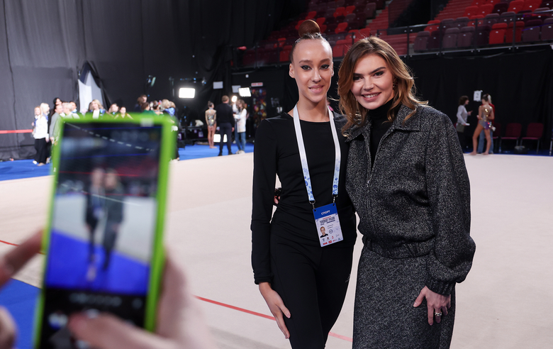 4 марта 2026 года. Олимпийская чемпионка Алина Кабаева на чемпионате России в Москве