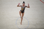 Sofia Ilteryakova during the hoop exercise