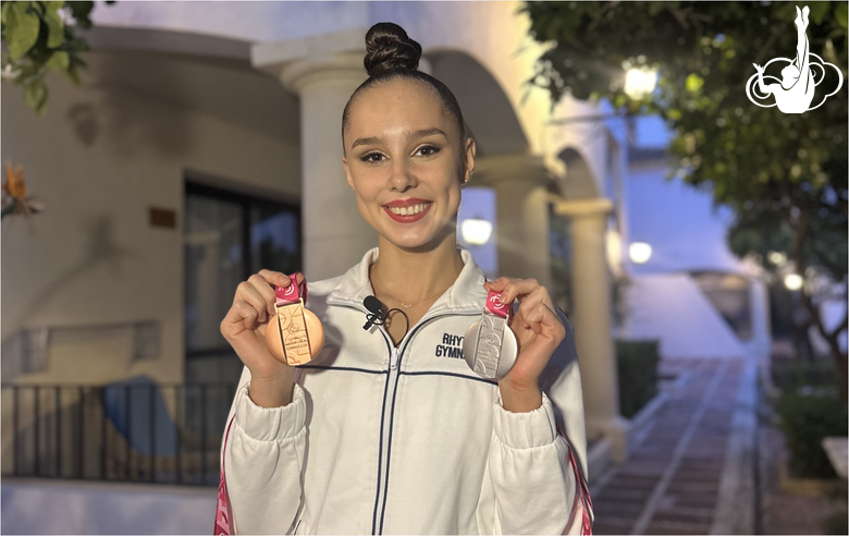 «Эти две медали — наш общий результат». Мария Борисова — об итогах Grand Prix Rhythmic Gymnastics Marbella