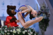 Alesya Naifonova during the ball exercise