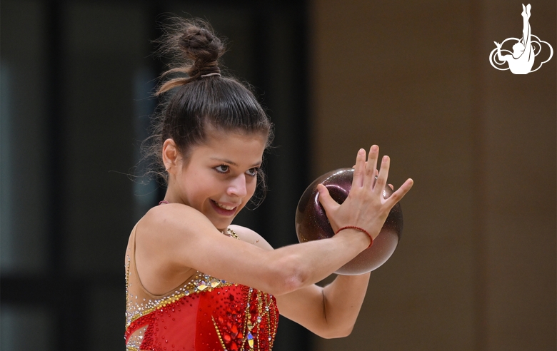 Каролина Тарасова во время контрольной тренировки перед вторым этапом «Кубка сильнейших»