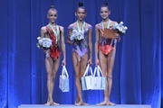 Kristina Voitenko, Nikole Rimarachin Diaz и Uliana Ianus at the awards ceremony