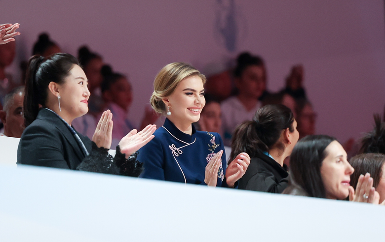 November 13, 2025. Olympic champion Alina Kabaeva during the Sky Grace Cup International Tournament and Beijing Top Open 2025