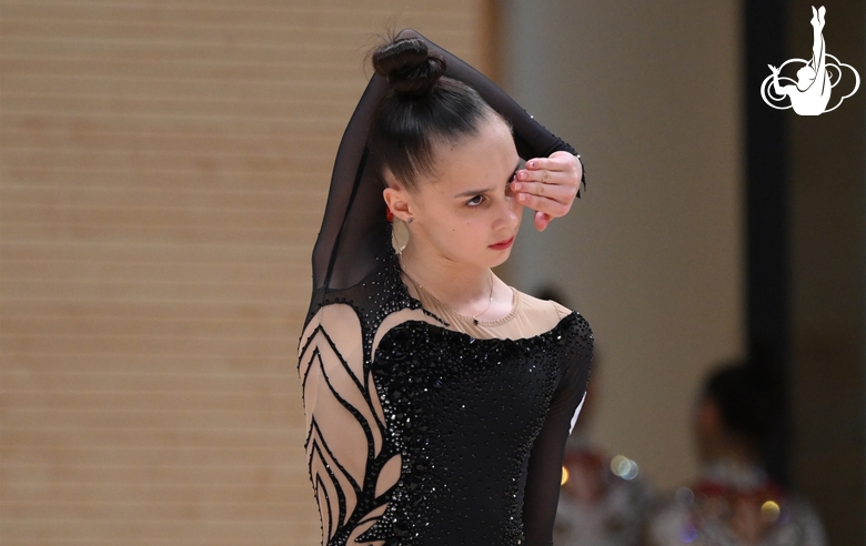 Мария Борисова во время контрольной тренировки перед вторым этапом «Кубка сильнейших»