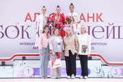 18 июня 2025 года. Олимпийская чемпионка Алина Кабаева во время церемонии награждения на этапе «Кубка сильнейших» в Академии