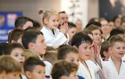 Matvey Kanikovsky's judo master class was held as part of the "Judo Family" festival