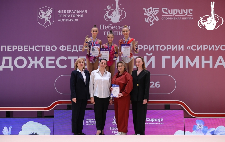 Церемония награждения гимнасток по программе КМС