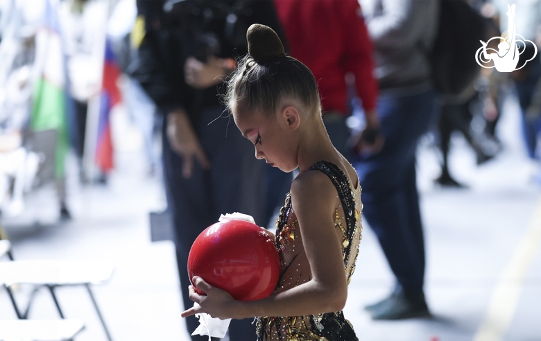 Ksenia Savinova before her performance