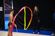 September 21, 2026. Olympic champion Alina Kabaeva and Ksenia Savinova before the performance at the third stage of the Cup of the Strongest
