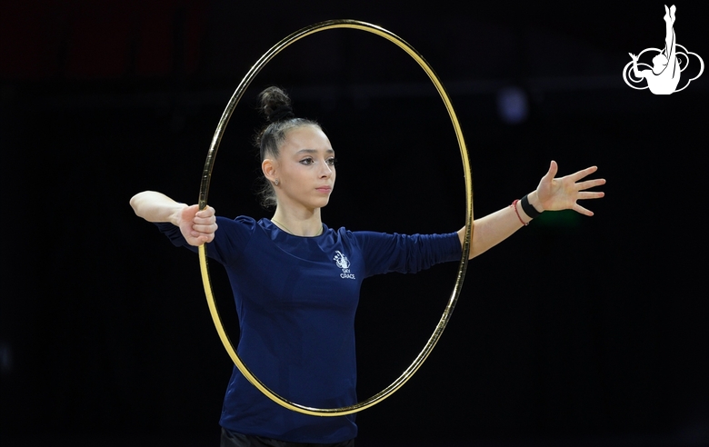 Софья Воробьева во время опробования