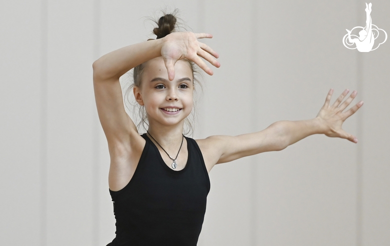 Elvira Belyaeva during training