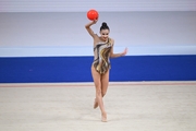 Mariia Borisova during the ball exercise