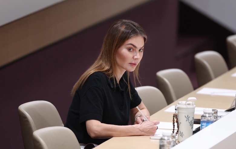 24 мая 2026 года. Олимпийская чемпионка Алина Кабаева во время контрольной тренировки в Академии