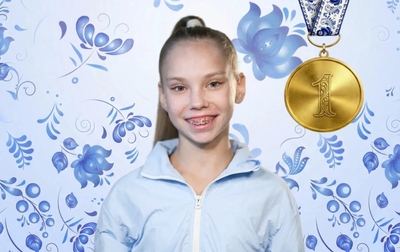 Eva Kononova from the Tyumen Region is the Russian champion in the hoop