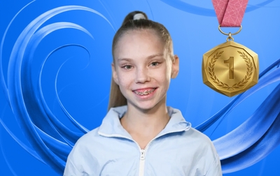 Eva Kononova became the all-around winner of the Alina Kabaeva Grand Prix Champions Cup