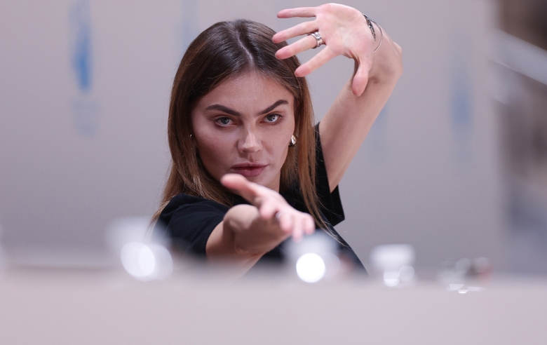 May 24, 2026. Olympic champion Alina Kabaeva during control training at the Academy