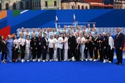 Olympic champion Alina Kabaeva during the BRICS Games award ceremony