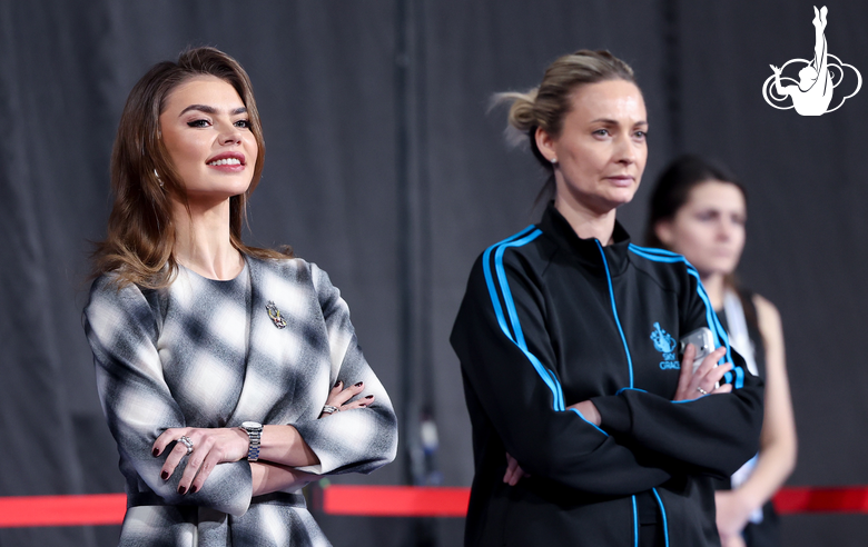 February 28, 2026. Olympic champion Alina Kabaeva at the Russian Championship in Moscow