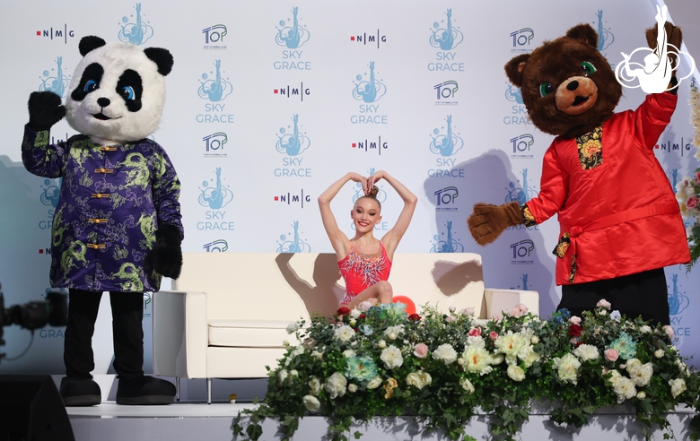 Elizaveta Geraskina after the performance