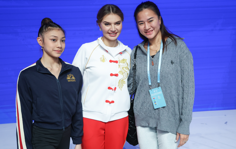 17 ноября 2025 года. Олимпийская чемпионка Алина Кабаева на международном турнире «Кубок "Небесная грация"» и Beijing Top Open — 2025