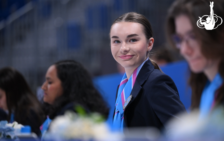 Judge Alina Gusarova at the international tournament