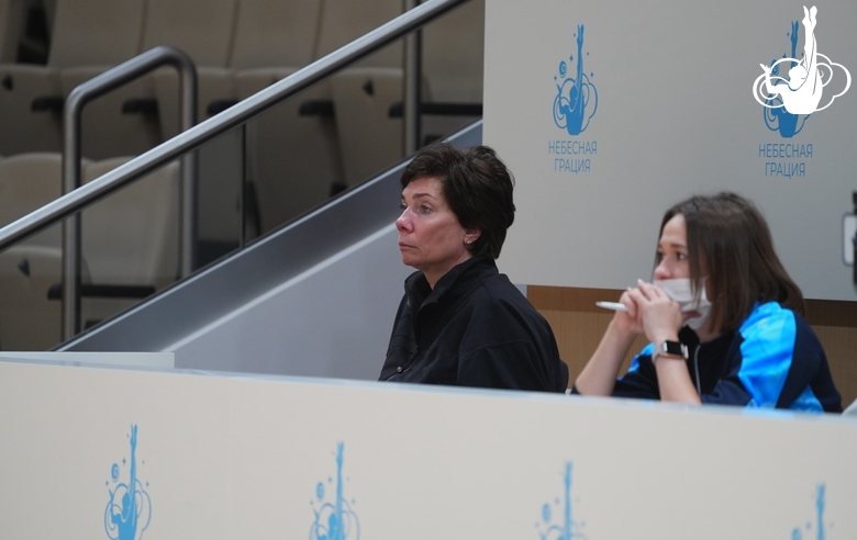 Хореограф фестиваля «Алина» Ирина Зеновка во время контрольной тренировки перед клубным чемпионатом мира AEON CUP