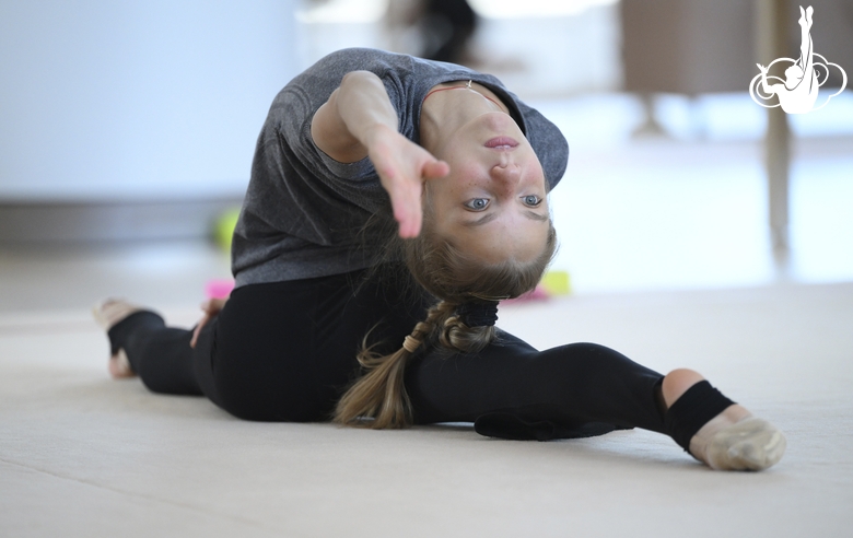 Jimena Dominguez during training