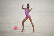 Nelli Saghatelyan during the ball exercise