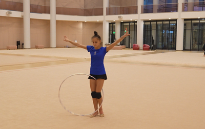 Olympic champion Alina Kabaeva offered Mariia Borisova a new dance move