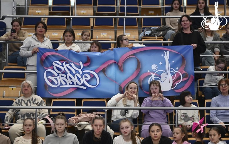 Children with special needs from Kazan support Academy gymnasts