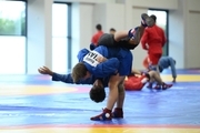 Participants of the training camp during training at the Martial Arts Academy