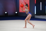 Alesya Naifonova during the ball exercise