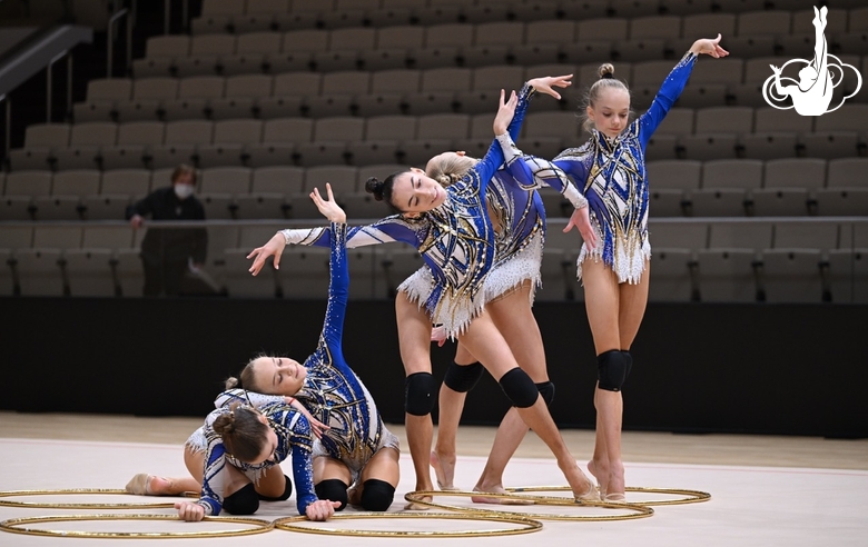 Групповички Академии во время контрольной тренировки перед III Играми стран СНГ