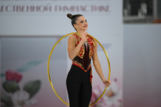 Milena Schenyatskaya after exercise with hoop